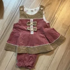 Souris コーデュロイドレス 90