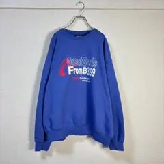 ノルディー NERDY　ロゴプリント スウェット ブルー Mのサムネイル
