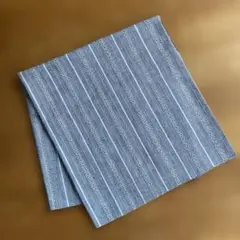 グレーのストライプ生地