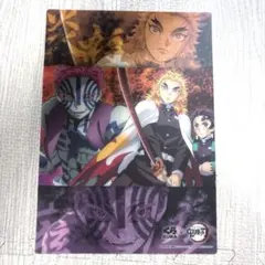 鬼滅の刃 下敷き くら寿司 煉獄杏寿郎＆猗窩座＆竈門炭治郎