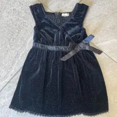 KUMIKYOKU 黒 ノースリーブ ワンピース90