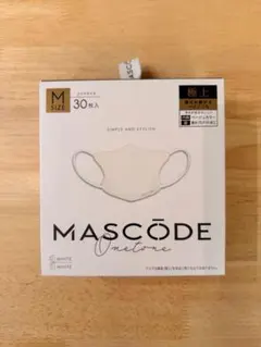 MASCODE Onetone マスク Mサイズ 30枚入 ホワイトのサムネイル
