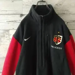 希少☆ナイキ スタッドトゥールーザン 刺繍 エンブレム ハーフジップ フリース