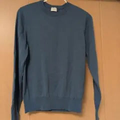 URBAN RESEARCH DOORS 青 ウールセーター