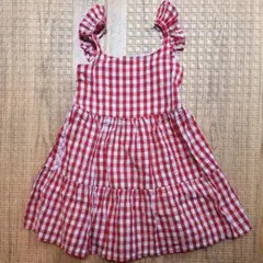 baby GAP ギンガムチェック ノースリーブ ワンピース 3歳 100cmのサムネイル