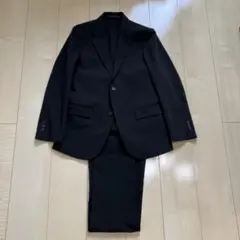 美品 五大陸 スーツ カシミヤ混 M相当 セットアップ ストライプ オン
