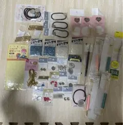⑦キット　フレーム　台座セット　ヒートン　ヘア　カスタマイズペン　ピカエース　ビ
