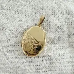 ヴィンテージ 9金 フォトペンダント