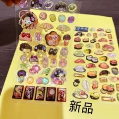 ボンボンドロップシール和柄　歌舞伎　寿司　クーリア2枚セットシールおすそ分け