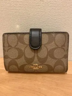 美品]COACHコーチキーケース 6連ホースブラウン 三つ折り直営店 - メルカリ
