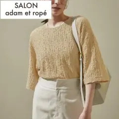 美品 SALON adam et ropé バックジップエキュームプルオーバーのサムネイル
