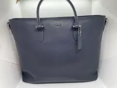 COACH ネイビー ビジネスバッグ