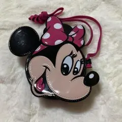 ディズニー ミニーマウス ミニー ポシェット フェイス コインケース