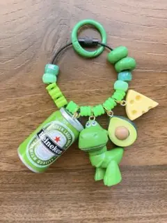 ハイネケン　じゃらじゃらキーホルダー　　 廃盤パーツなので1点限り