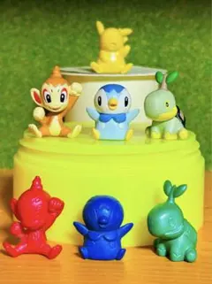 【激レア】ポケモン　2008年　フィギュア　色違い　レトロ　7体セット