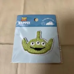 未開封　ディズニー　トイストーリー　リトルグリーメン　ワッペン　アップリケ