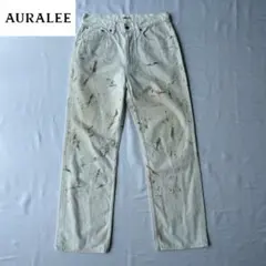 AURALEE オーラリー ハードツイストペイントデニムパンツ 32のサムネイル
