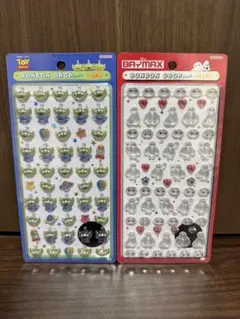 【2種セット】ボンボンドロップシール リトルグリーンメン ベイマックス