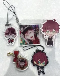 5個セットDiaboliklovers ディアラバ逆巻アヤトキーホルダークリップ