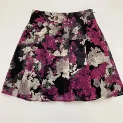 BLACK LABEL フレアスカート 花柄のサムネイル