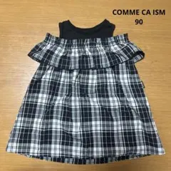 COMME CA ISM チュニック 90cmチェック