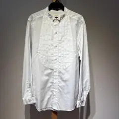 【最終値下げ】ヤングマシーン　メンズシャツ　ホワイト　ワイシャツ
