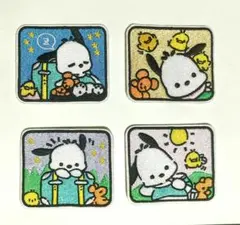 ポチャッコ 刺繍 ワッペン 4種セット サンリオ