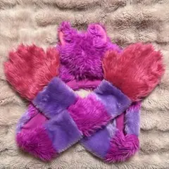 即日発送 チェシャ猫 マフラーキャップ Disney