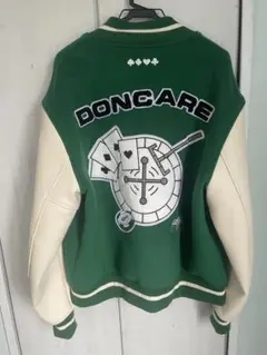 DONCARE スタジャン グリーン ホワイトのサムネイル