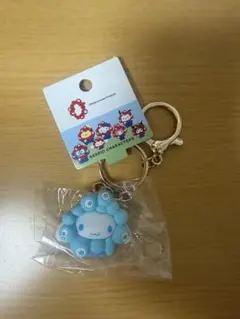 万博 サンリオミャクミャク　パステルキーホルダー シナモロール