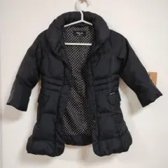 コムサイズム　ダウンコート　ブラック黒110cm