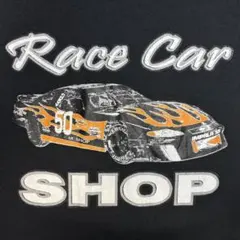 ヴィンテージ　Tシャツ　プリントショップ　企業　レーシングカー　両面プリント