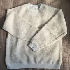 BEAUTY&YOUTH UNITEDARROWSアイボリーフリーススウェットS