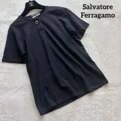 Ferragamo✨フェラガモ　ガンチーニ金具　半袖カットソー　半袖シャツ　綿