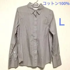アッシュ・スタンダード　Cタッターソールラウンドカラーシャツ