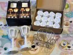 ウェルカムスペース　ランプ2個キャンドル12個