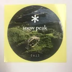 스노우 피크 스티커 2022 제카 노벨티 비매품