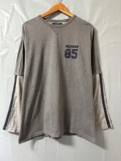 な*べ様 TOMMY HILFIGER フェイクレイヤードロングスリーブTシャツ