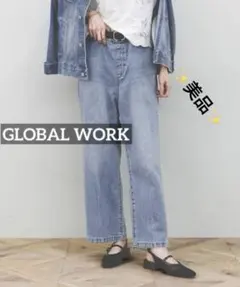 k0079 ✨️美品✨️ GLOBAL WORK GOODデニムイージーパンツのサムネイル