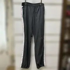 PUMA トレーニングパンツ 黒 サイドストライプ