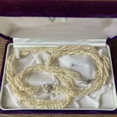 ケシパール 5連 ネックレス＆ブレスレット セット SILVER刻印