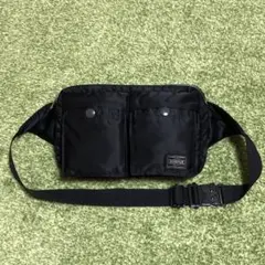 ポーター　タンカー　美品　ウエストポーチ　ボディバッグ　ブラック　PORTER
