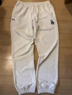 MLB ホワイト スウェットパンツ LLサイズ