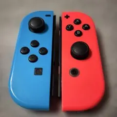【美品純正完動品】任天堂 Nintendo Switch ジョイコン 青と赤②