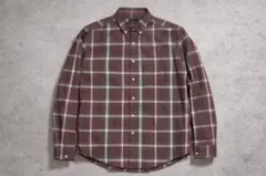 90s OLDSTUSSY オールドステューシー　チェックシャツ長袖　M