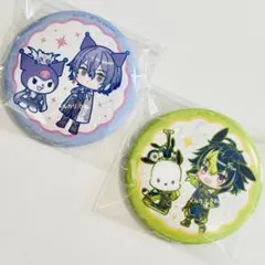 【にじさんじ 小柳ロウ 伊波ライ】Dytica×サンリオ キラキラ缶バッジ