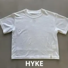 未使用に近い　HYKE 半袖　クロップドTシャツ　Mサイズ02 日本製　丈は短めのサムネイル