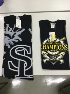 ソフトバンクホークス 2011 チャンピオンTシャツ Mサイズ ブラック