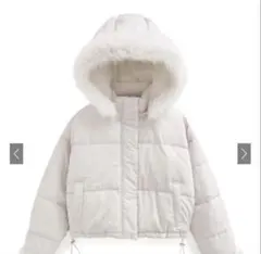 GRLファー付きダウンジャケット