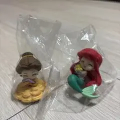 ディズニー プリンセス ミニフィギュア 2種セット